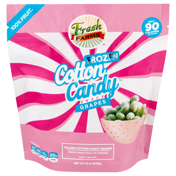 Fresh Farms Cotton Candy Snack Grapes Frozen