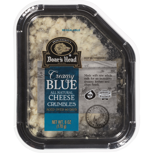 Boar's Head Creamy Blue Cheese Crumbles