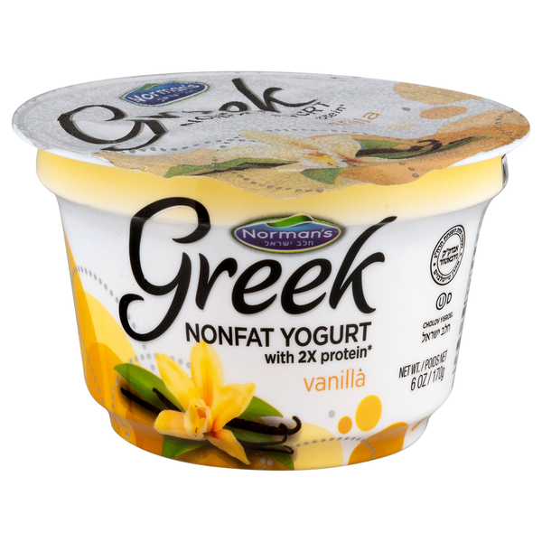 Norman's Non Fat Vanilla Greek Yogurt
