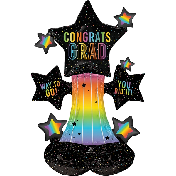 AirLoonz Jr Cosmic Future Star Decorative Air-Filled Balloon