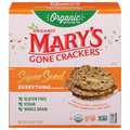 Mary's Gone Crackers Organic Gluten Free Super Seed Everything Crackers