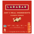LARABAR Gluten Free Cashew Cookie Fruit & Nut Bars - 6 ct