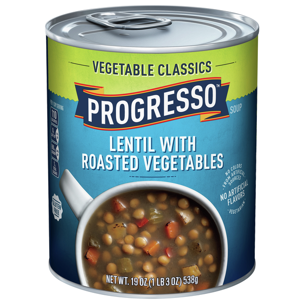Progresso Vegetable Classics Lentil with Roasted Vegetables Soup
