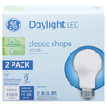 GE LED Daylight Light Bulb Classic Shape Non-Dimmable 75W Replacement