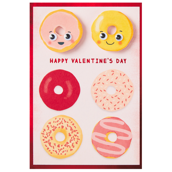 Hallmark Shoebox Valentine's Day Card (Doughnuts)