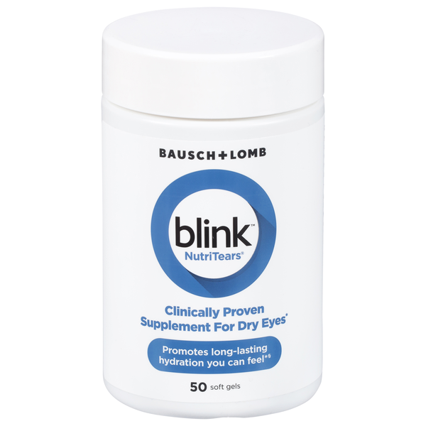 Bausch + Lomb Blink NutriTears Dry Eyes Softgels