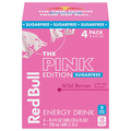 Red Bull The Pink Edition Sugar Free Wild Berries Energy Drink - 4 pk
