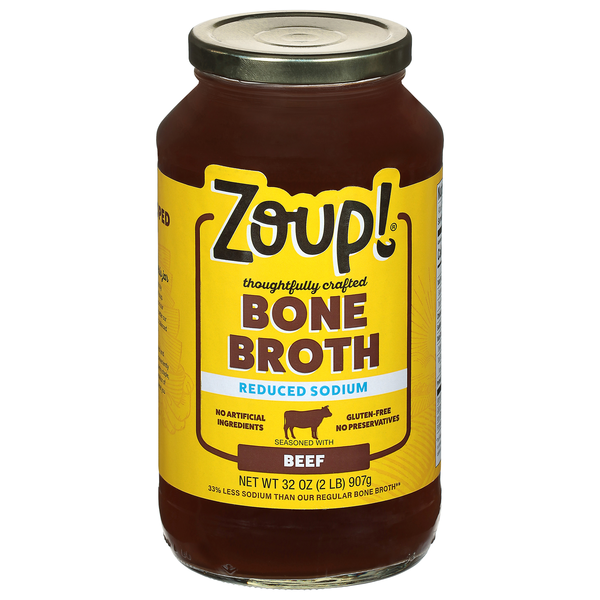 Zoup! Reduced Sodium Beef Bone Broth
