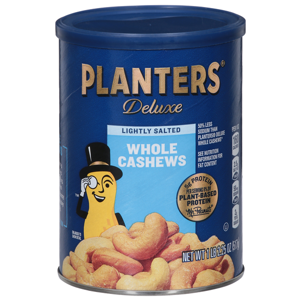 Save on Planters Deluxe Whole Cashews Lightly Salted Order Online