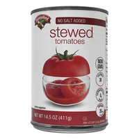 Hannaford No Salt Added Stewed Tomatoes