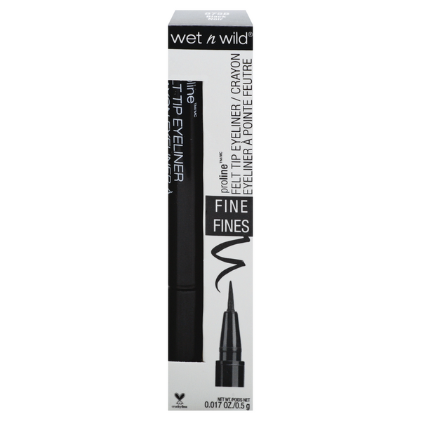 Save on Wet n Wild ProLine Felt Tip Eyeliner Fine Black 875B Order