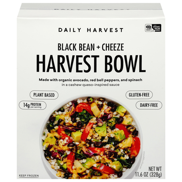 Daily Harvest Organic Black Bean + Cheeze Harvest Bowl Frozen Meal