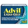 Advil Liqui-Gels Ibuprofen Pain Relief 200mg Liquid Filled Capsules