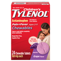 Tylenol Children's Pain + Fever Grape Acetaminophen Chewable Tablets