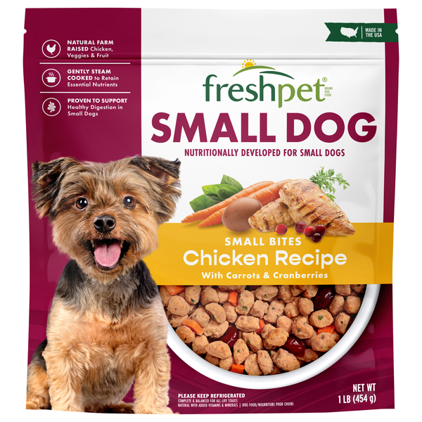 Freshpet Bite Size Chicken Recipe Refrigerated All Stages Dog Food