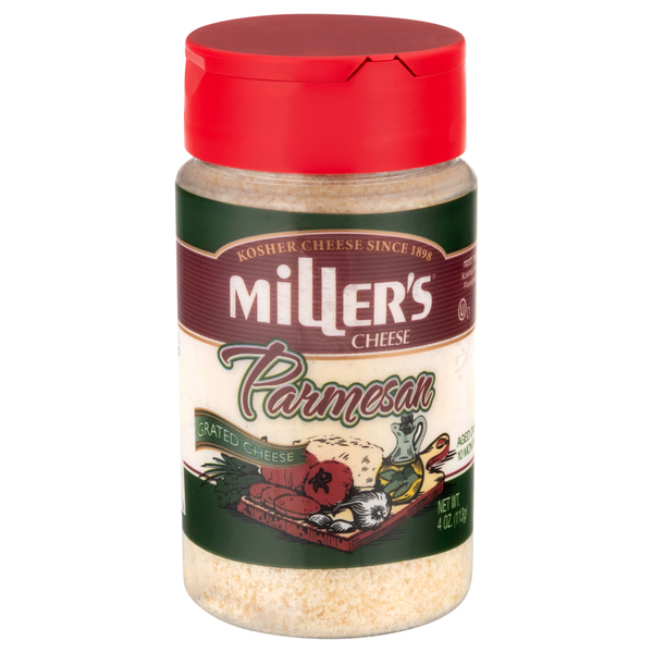 Miller's Kosher Grated Parmesan Cheese