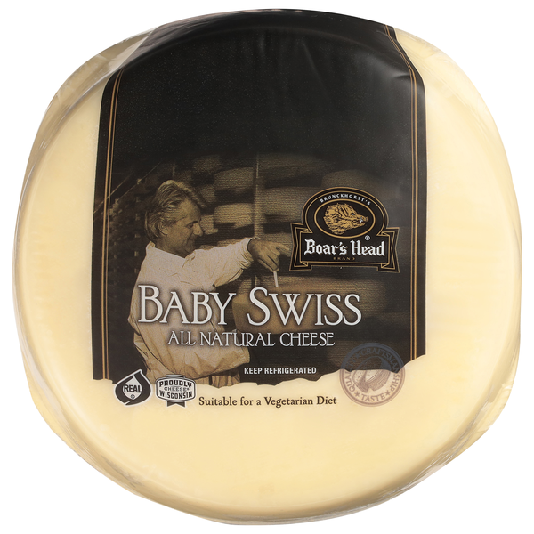Save on Boar's Head Deli Baby Swiss Cheese (Regular Sliced) Order