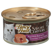 Fancy Feast Savory Centers Pate with Beef Adult Wet Cat Food
