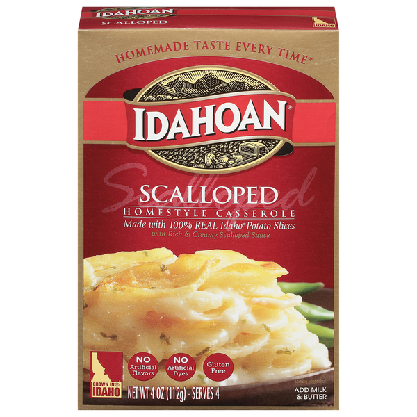 Save on Idahoan Potatoes Scalloped Homestyle Casserole Order Online