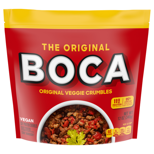 Save on Boca The Original Veggie Ground Crumbles Vegan Frozen Order