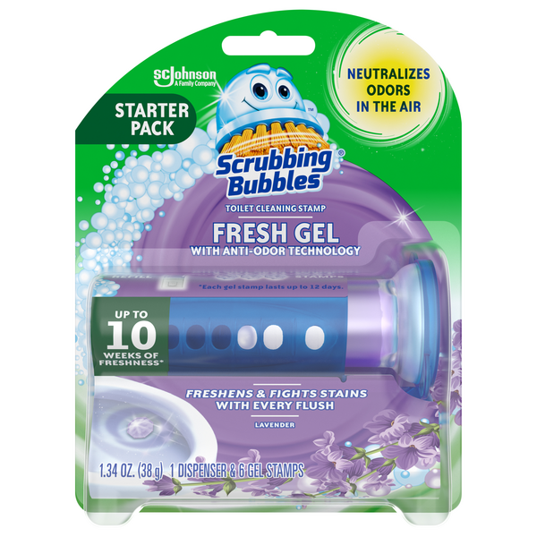 Save On Scrubbling Bubbles Toilet Cleaning Stamp Lavender Order Online 