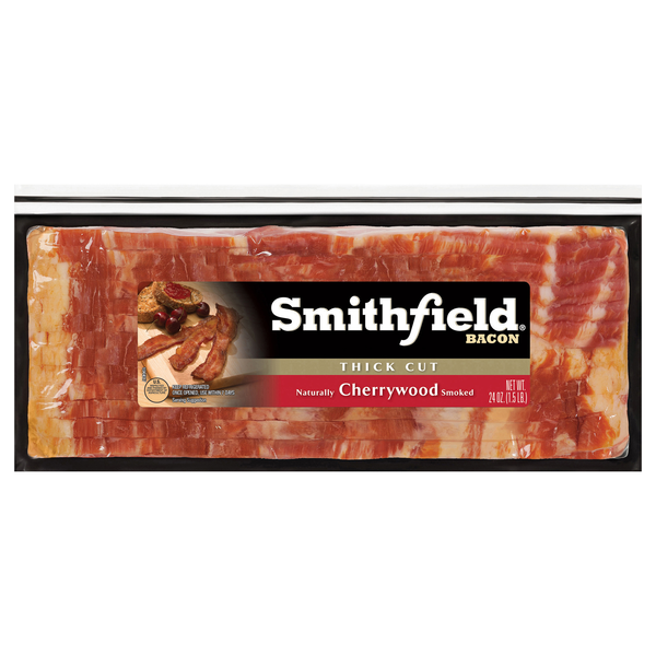 Smithfield Cherrywood Smoked Thick Cut Bacon Sliced
