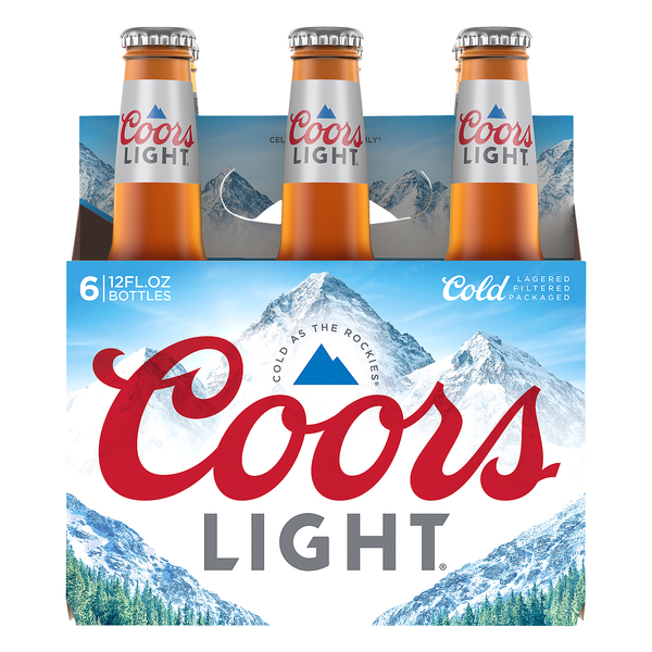 Coors Light Lager Beer - 6 pk