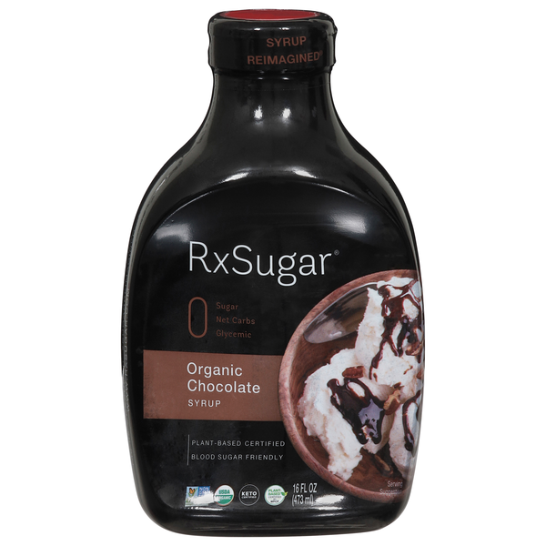 RxSugar Organic Keto Chocolate Flavor Syrup