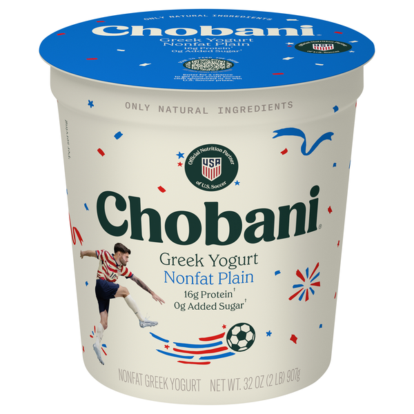 Chobani Non Fat Plain Greek Yogurt
