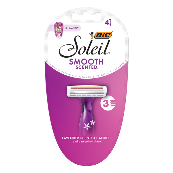 BIC Soleil Razors Lavender Scented Triple Blade Disposable