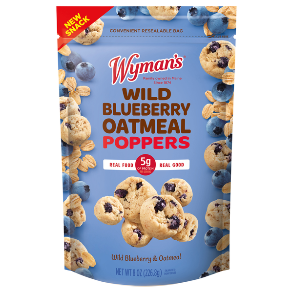 Wyman's Wild Blueberry Oatmeal Poppers Frozen