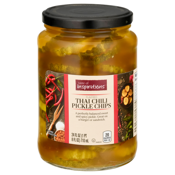 Save on Taste of Inspirations Pickle Chips Thai Chili Order Online