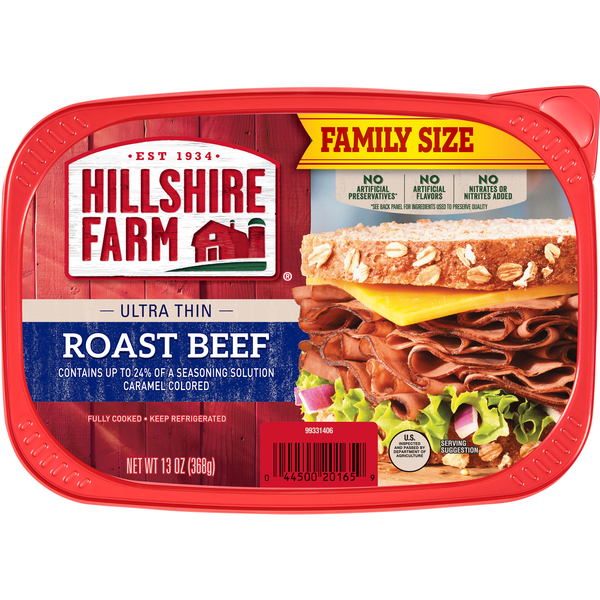 Hillshire Farm Roast Beef Ultra Thin Sliced Family Size