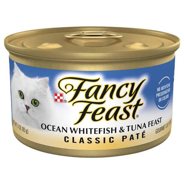 Fancy Feast Classic Pate Ocean Whitefish & Tuna Feast Wet Cat Food