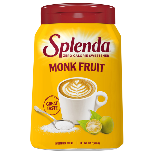 Splenda Zero Calorie Sweetener Monk Fruit with Erythritol