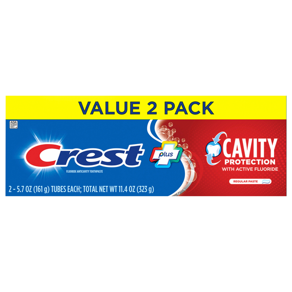 Crest Fluoride Anticavity Toothpaste - 2 ct