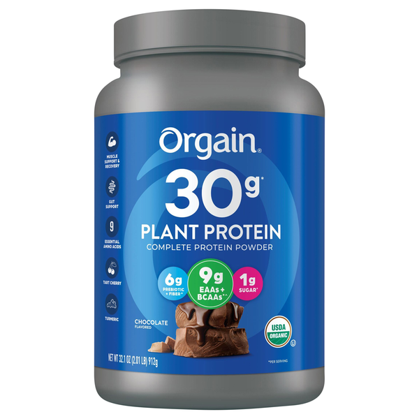 Orgain Sport Organic Chocolate 30g Plant-Based Protein Powder