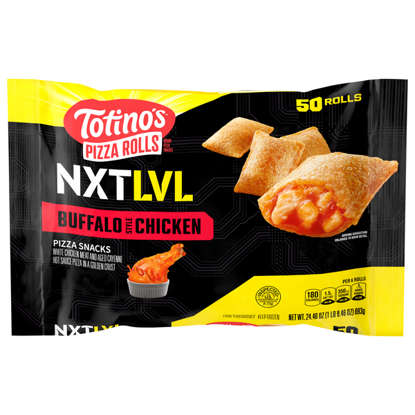 Totino's Faze Clan Buffalo Style Chicken Pizza Rolls Snacks - 50 ct Frozen