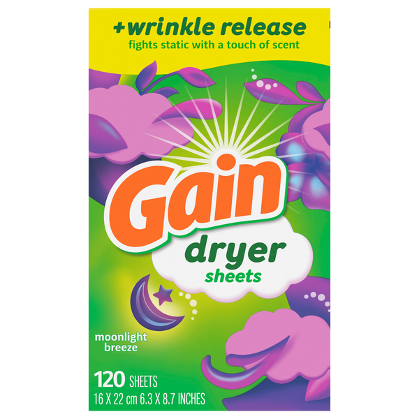 Gain Moonlight Breeze Dryer Sheets