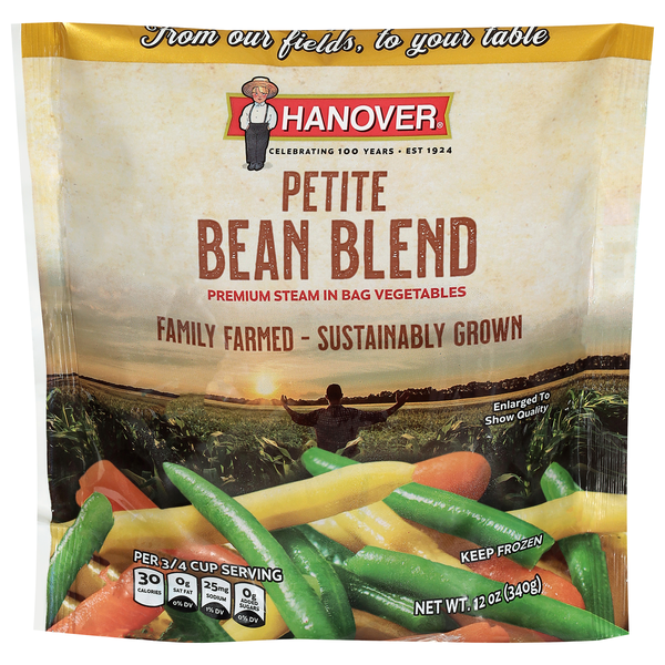 Hanover The Gold Line Steam In Bag Petite Bean Blend Frozen