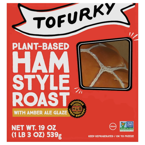 Tofurky Plant-Based Vegan Ham Style Roast w/Amber Ale Glaze Refrigerated