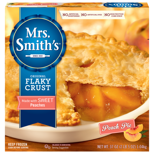 Mrs. Smith's Original Flaky Crust Peach Pie Frozen