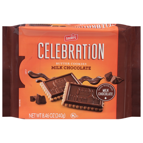 Leclerc Celebration Milk Chocolate Butter Cookies