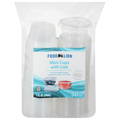 Food Lion Clear Plastic Mini Cups with Lids 2 oz