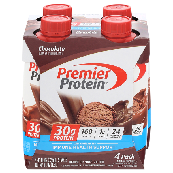 Premier Protein Chocolate 30g High Protein Shake - 4 pk