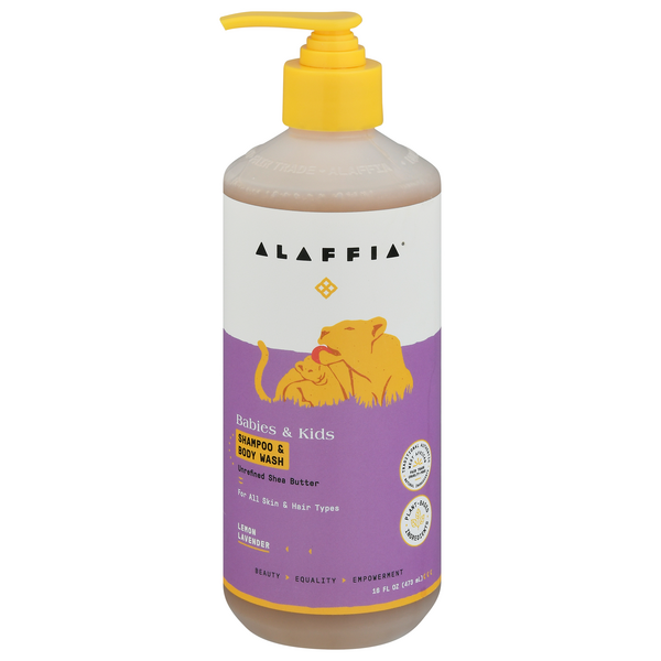 Save on Alaffia Babies & Kids Shampoo & Body Wash Lemon Lavender Pump