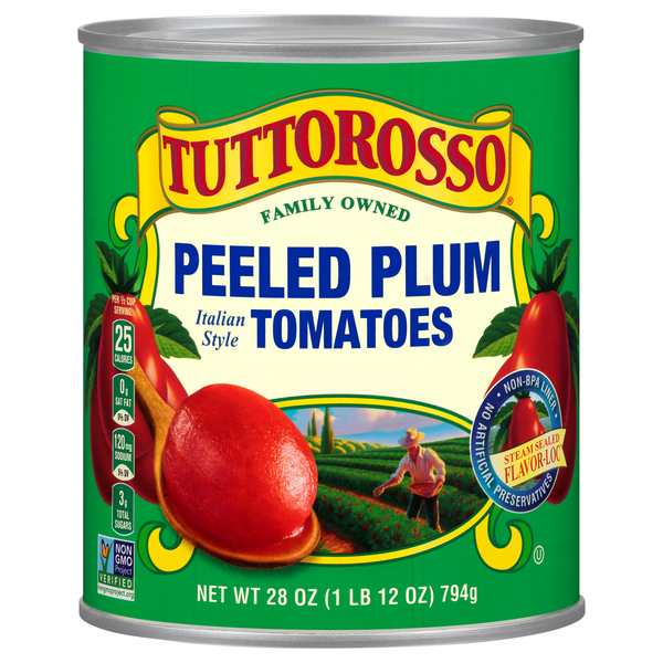 Tuttorosso Italian Style Peeled Plum Tomatoes