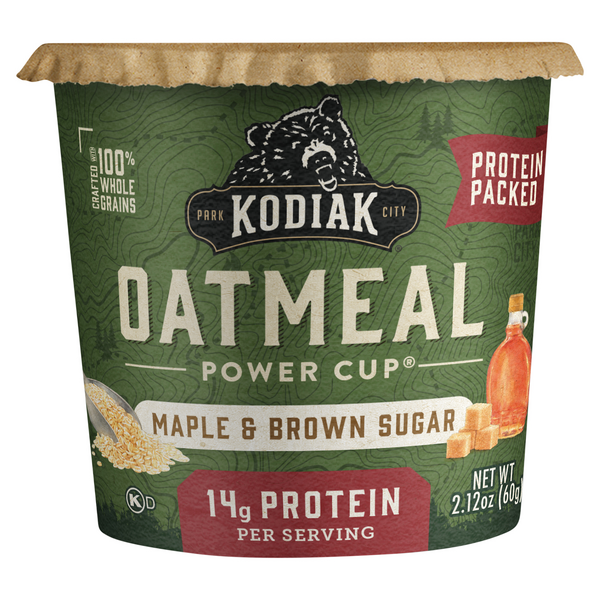 Kodiak Protein Packed Maple & Brown Sugar Oatmeal Power Cup