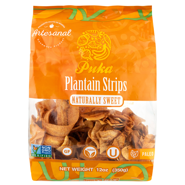 Puka Gluten Free Naturally Sweet Plantain Strips