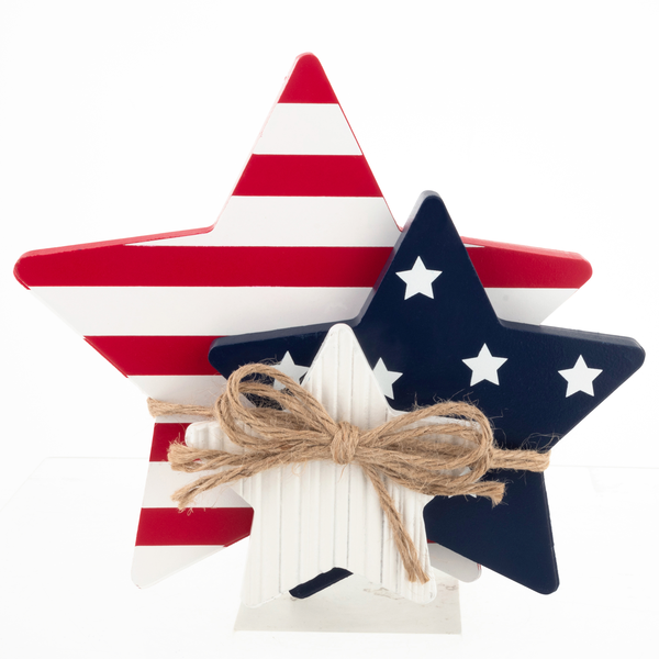 Smart Living Patriotic Star Decor Set